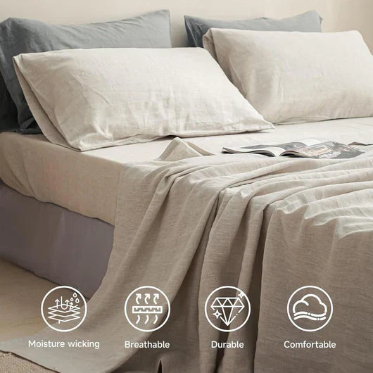 Oeko-Tex® 100% European Flax Linen Bedset