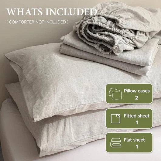 Oeko-Tex® 100% European Flax Linen Bedset
